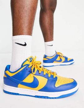 Nike Nike Dunk Retro sneakers in blue and yellow