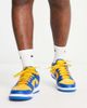 Nike Nike Dunk Retro sneakers in blue and yellow - 4