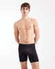 Nike Nike Elite performance all over logo breathable microfiber boxer long shorts in black - 1