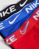 Nike Nike Essential Micro 3 pack boxer briefs in black/red/blue-Multi - 2