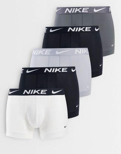 Nike Nike Essential Micro 5 pack briefs in black/gray/white-Multi