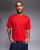 Nike Nike Essentials boxy oversized T-shirt in red - 1