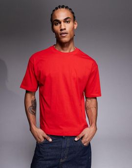 Nike Nike Essentials boxy oversized T-shirt in red