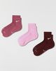 Nike Nike Everyday Elevated Ankle Socks 3-Pack in Pink Combo, Women's at Urban Outfitters - 3