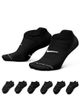 Nike Nike Everyday Plus 6 pack sneaker socks in black - 1