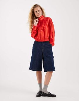 Nike Nike Festival cropped full zip jacket in red