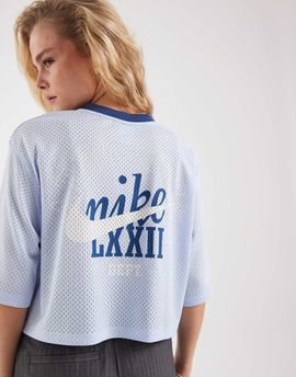 Nike Nike Festival cropped jersey in light blue