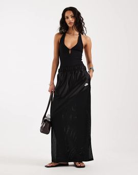 Nike Nike Festival maxi skirt in black