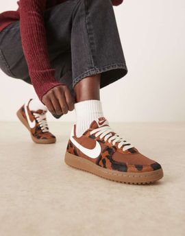Nike Nike Field General sneakers in animal print-Brown