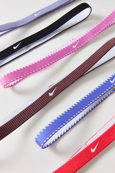 Nike Nike Flex Classic Headbands 6-Pack in Blue, Women's at Urban Outfitters