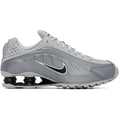 Nike Nike Gray & Black Shox R4 Sneakers