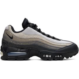 Nike Nike Gray Air Max 95 Big Bubble Leather Sneakers