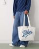 Nike Nike Heritage graphic tote bag in off white - 2
