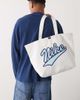 Nike Nike Heritage graphic tote bag in off white - 4