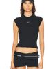 Nike Nike NSW Chill Knit Rib Short Sleeve Top - 1