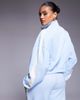 Nike Nike NSW cropped zip through jacket in blue - 4