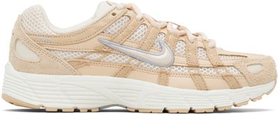 Nike Nike Off-White & Tan P-6000 Sneakers