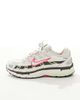 Nike Nike P-6000 sneakers in off white, pink and green - 2
