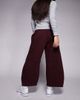 Nike Nike Phoenix barrel leg pants in burgundy-Red - 2