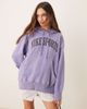 Nike Nike Phoenix Fleece oversized retro logo hoodie in purple wash - 1