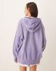Nike Nike Phoenix Fleece oversized retro logo hoodie in purple wash - 4