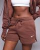 Nike Nike Phoenix Fleece shorts in brown - 1