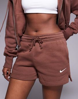 Nike Nike Phoenix Fleece shorts in brown