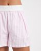 Nike Nike poplin Stripe woven shorts in pink - 3