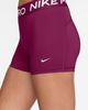 Nike Nike Pro Dri-FIT 365 Mid-Rise 3-Inch Shorts in Red berry, Women's at Urban Outfitters - 1