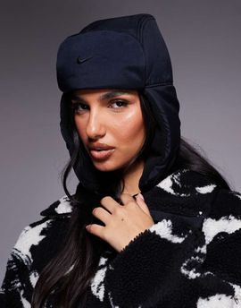 Nike Nike puffer trapper hat in black