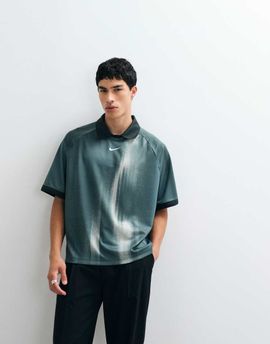 Nike Nike SB jacquard woven replica soccer jersey in black