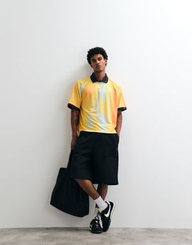 Nike Nike SB jacquard woven replica soccer jersey in orange