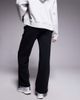 Nike Nike script logo straight leg sweatpants in black - 4