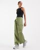 Nike Nike sheer tank top with swoosh detail in black - 2