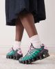 Nike Nike Shox TL sneakers in black, pink and green - 3