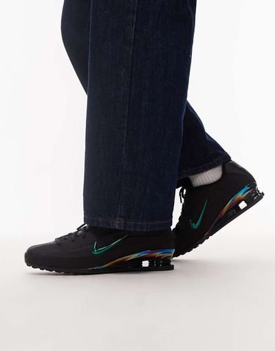 Nike Nike Shox Z SE sneakers in black and metallic silver