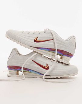 Nike Nike Shox Z SE sneakers in white and metallic silver