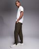 Nike Nike Solo Swoosh cuffed sweatpants in dark brown - 3