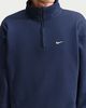 Nike Nike Solo Swoosh Logo Quarter-Zip Sweatshirt in Navy, Men's at Urban Outfitters - 1