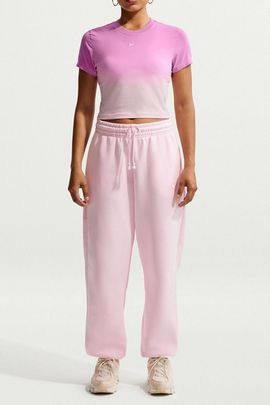 Nike Nike Sportswear Chill Knit Dip-Dye Crop Tee in LightMagenta/Pink Foam, Women's at Urban Outfitters