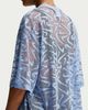 Nike Nike Sportswear Chill Lace Oversized Jersey Top in Work Blue/Gridiron/White, Women's at Urban Outfitters - 3