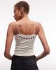 Nike Nike Sportswear Chill tank top with necklace print in beige-Neutral - 4