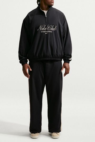 Nike Nike Sportswear Club Half Zip Jacket in Black, Men's at Urban Outfitters