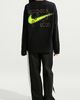 Nike Nike Sportswear Graphic Cotton Oversized Long Sleeve Tee in Black, Women's at Urban Outfitters - 3