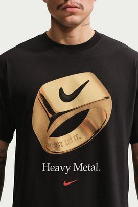 Nike Nike Sportswear Heavy Metal Ring Graphic Tee in Black, Men's at Urban Outfitters