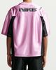 Nike Nike Sportswear Oversized Short Sleeve Jersey Top in Pink, Women's at Urban Outfitters - 2
