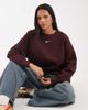 Nike Nike Sportswear Phoenix fleece sweatshirt in burgundy-Red - 1