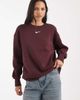 Nike Nike Sportswear Phoenix fleece sweatshirt in burgundy-Red - 2