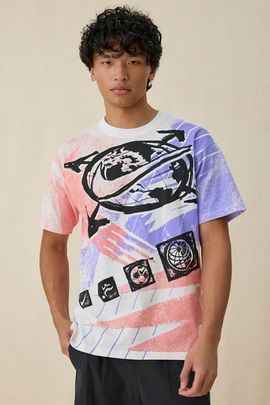 Nike Nike Sportswear Postage Stamp Soccer Graphic Tee in White, Men's at Urban Outfitters