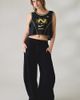 Nike Nike Sportswear Sleeveless Cropped Jersey Top in Black/Buff Gold, Women's at Urban Outfitters - 3
